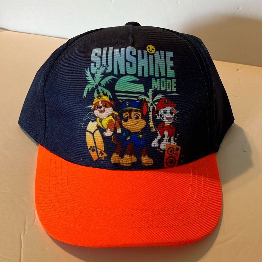 Paw Patrol Sunshine Mode Ball Cap Little Kid‎ 16” SnapBack Adjustable